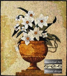 MOSAIQUE EN MARBRE