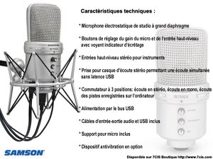 Micro à condensateur usb 