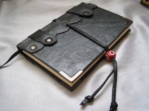 Cahier en cuir
