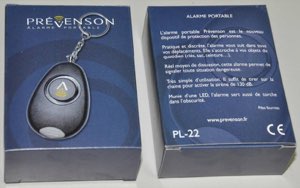 Alarme personnelle Alarme personnelle