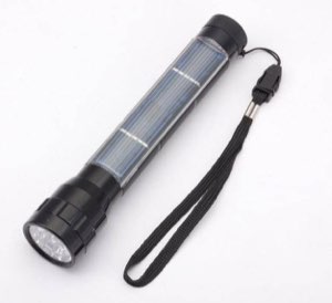Lampe de poche solaire