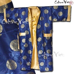 Kimono soie réversible 