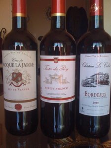 VINS DE TABLE Bordeaux Rouge
