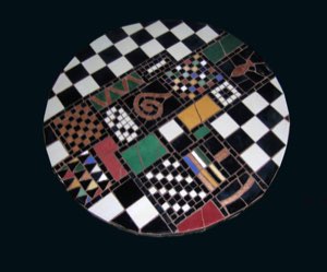 Table en mosaique Table en mosaique