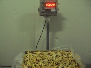 pattes de poulets 