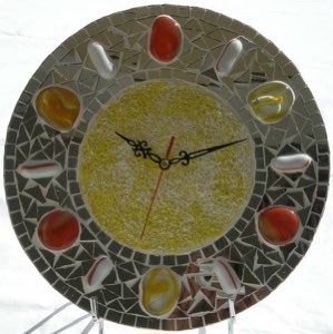 Horloge mosaïque