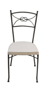 Chaise fer forgé