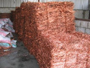 Déchets de cuivre