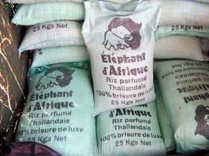 Offre de Riz et d'Huile