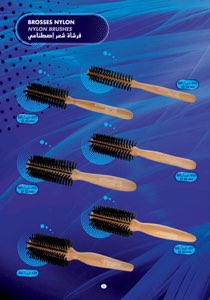 Brosse à cheveux nylon Brosse à cheveux nylon