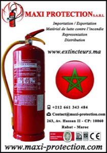Extincteurs d'incendie au maro Extincteurs d'incendie au maro