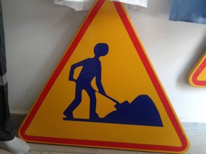 Panneau de travaux Panneau de travaux