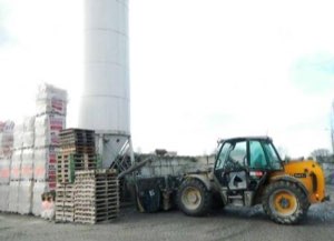 Silo de distribution à ciment 