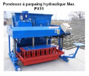 Machine a parpaings hydrolique Machine a parpaings hydrolique