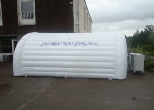 CHAMBRE FROIDE GONFLABLE 17M²