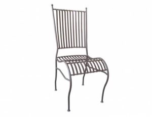 Chaise rustic en fer forge